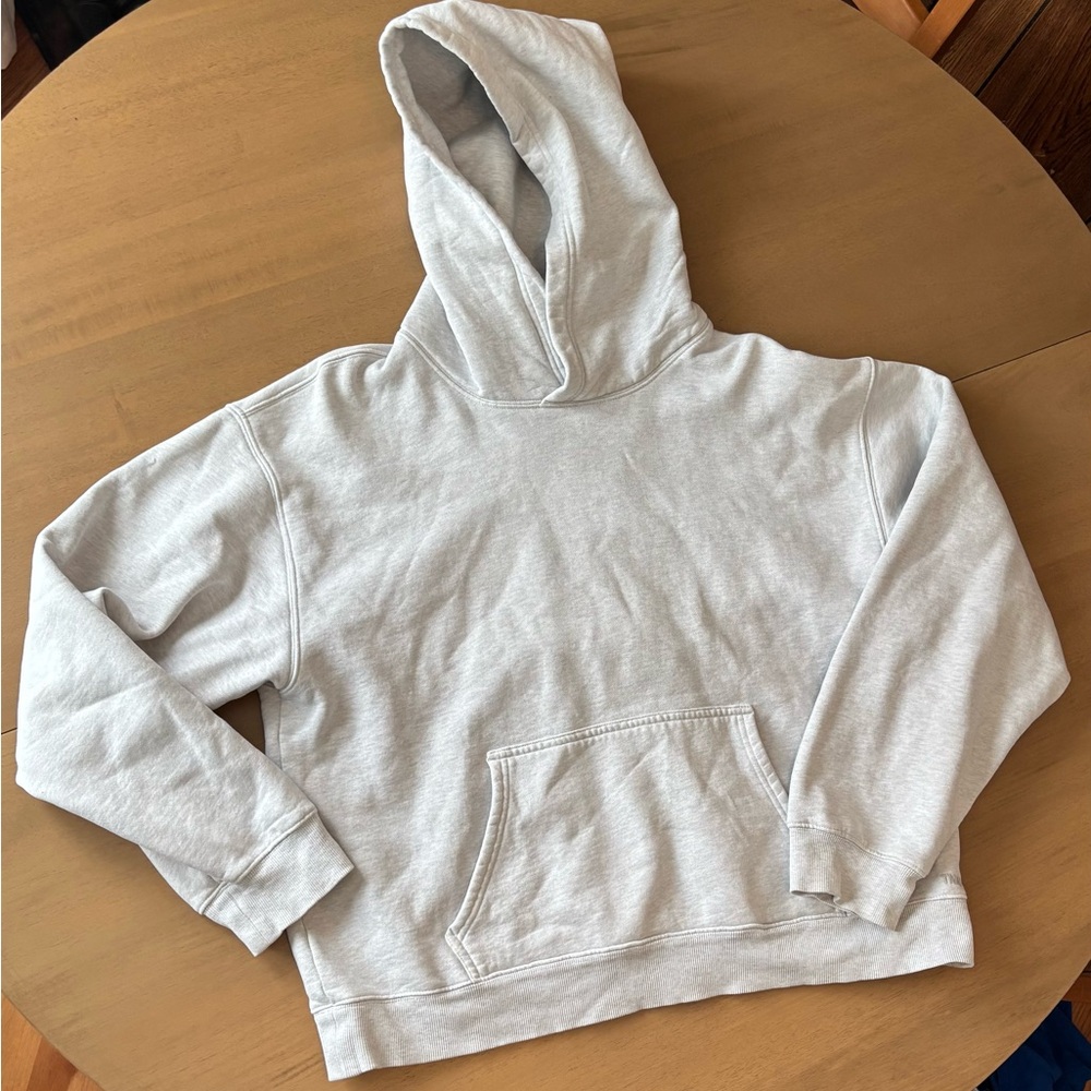 TNA Light Gray Hooded Sweatshirt